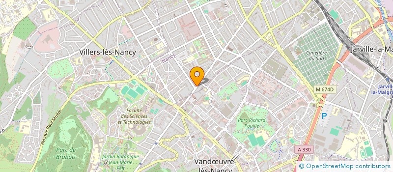 localisation de l'entreprise CARITAS BANNEUX NOTRE DAME  NANCY