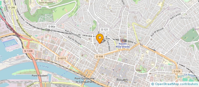 localisation de l'entreprise CARIUSO SCI  ROUEN