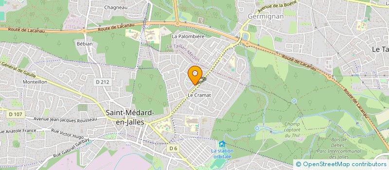 localisation de l'entreprise CARJ  SAINT-MEDARD-EN-JALLES