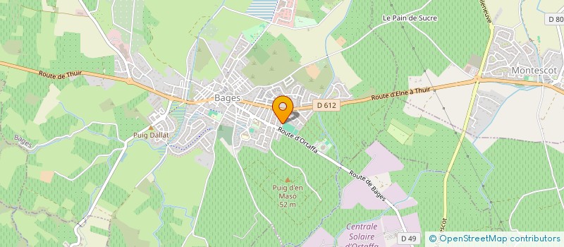 localisation de l'entreprise CARJAC à BAGES