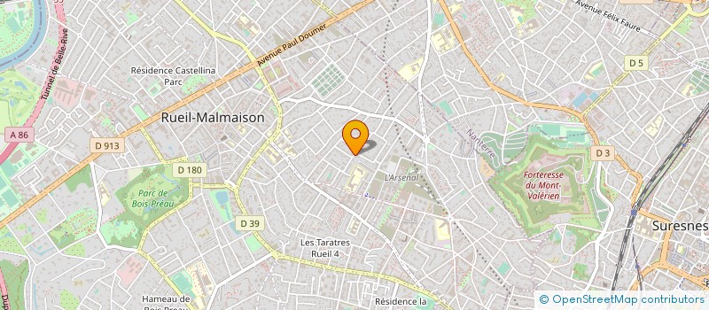 localisation de l'entreprise CARJEAN à RUEIL-MALMAISON