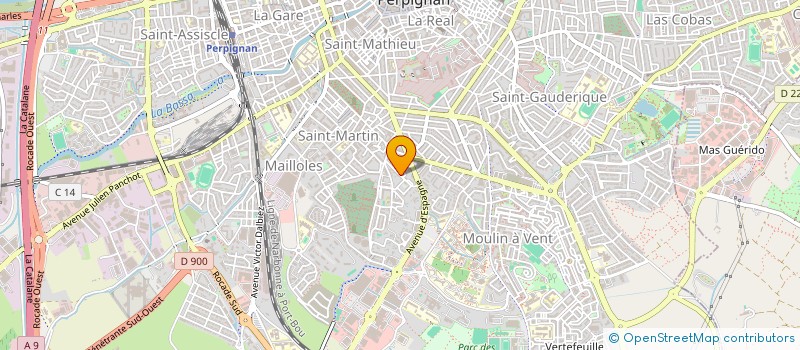 localisation de l'entreprise CARJELANOTE  PERPIGNAN