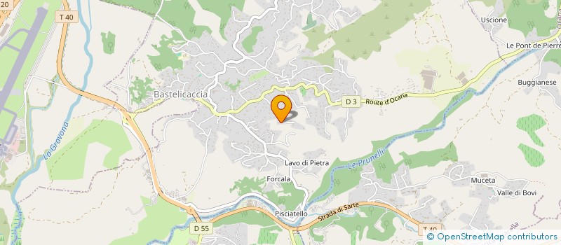 localisation de l'entreprise CARJETA à BASTELICACCIA