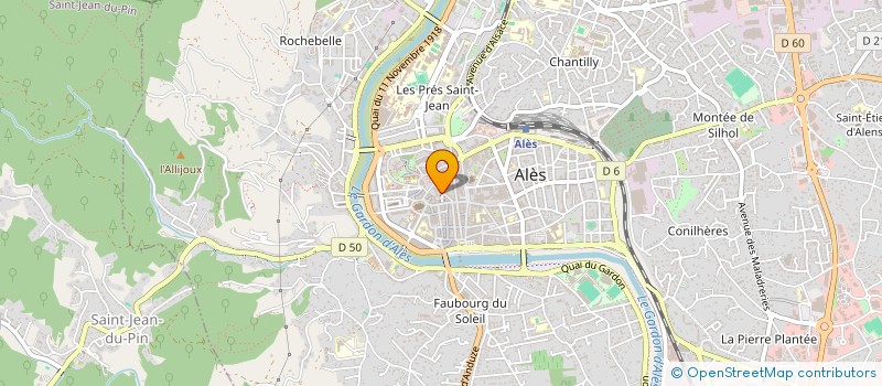 localisation de l'entreprise CARJO  ALES