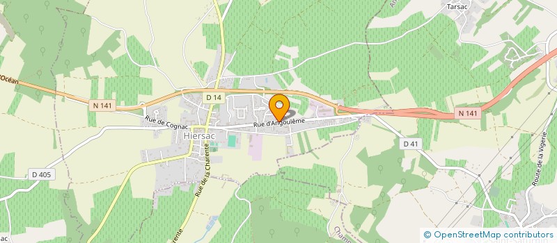 localisation de l'entreprise CARJU à DOUZAT
