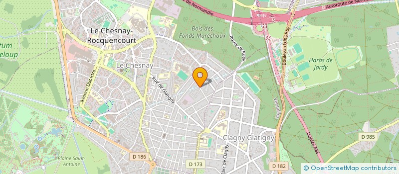localisation de l'entreprise CARKOI SAS  LE CHESNAY-ROCQUENCOURT