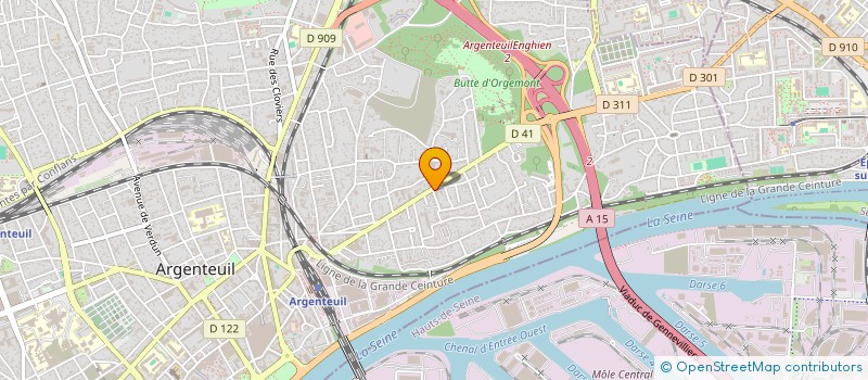 localisation de l'entreprise CARL  ARGENTEUIL