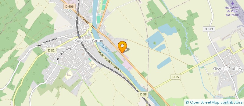 localisation de l'entreprise CARL'AUTO à PONT-SUR-YONNE