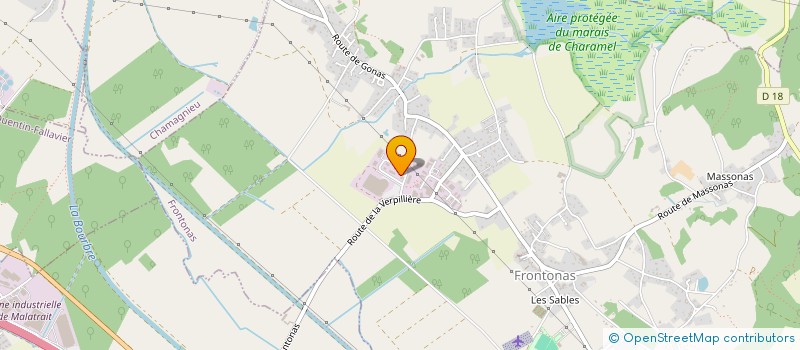 localisation de l'entreprise CARL AUTO PIECES à FRONTONAS