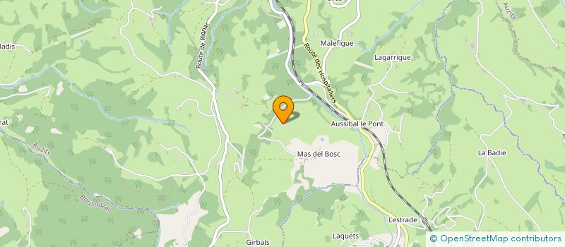 localisation de l'entreprise CARL'ESTRADE  ESCANDOLIERES