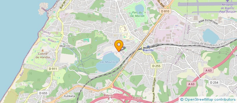 localisation de l'entreprise CARL ET ANNIE-LAURE MARLETTI à BIARRITZ