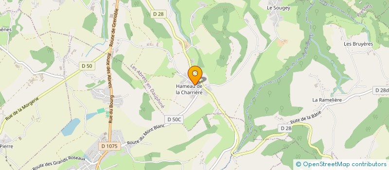 localisation de l'entreprise CARL ET BLANDINE  LES ABRETS-EN-DAUPHINE