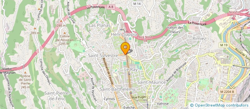 localisation de l'entreprise CARL INVESTISSEMENT à NICE