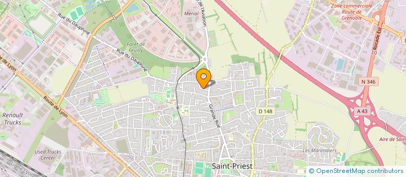 localisation de l'entreprise CARL & TO  GENAS