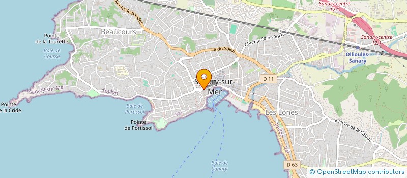 localisation de l'entreprise CARLA à SANARY-SUR-MER