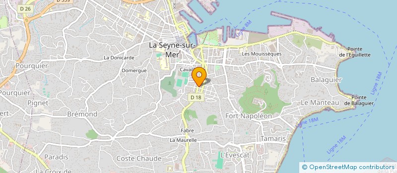 localisation de l'entreprise CARLA à LA SEYNE-SUR-MER