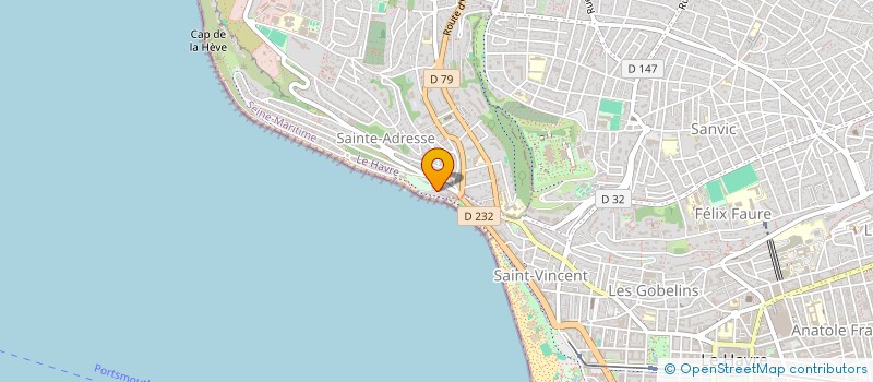 localisation de l'entreprise CARLA  STE ADRESSE