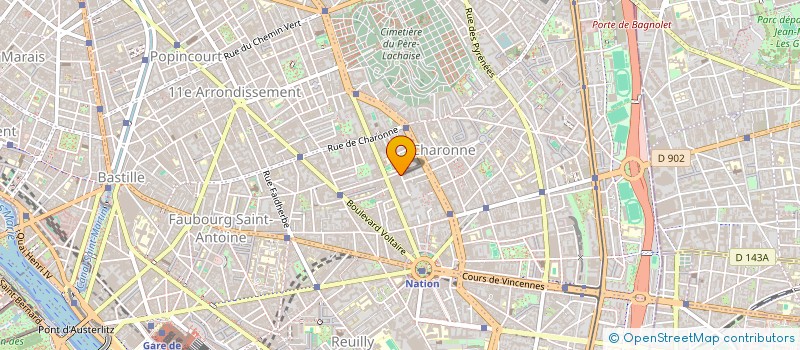 localisation de l'entreprise CARLA à PARIS