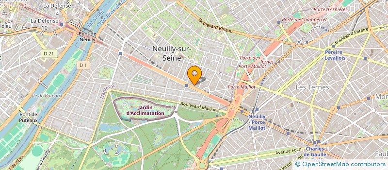 localisation de l'entreprise CARLA à NEUILLY-SUR-SEINE