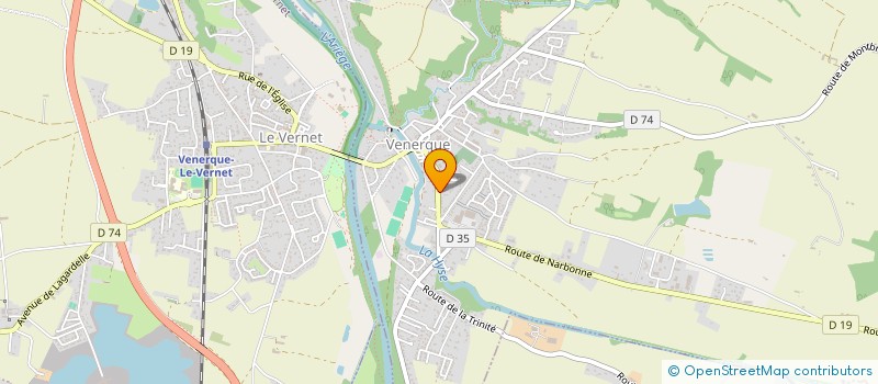 localisation de l'entreprise CARLA à VENERQUE