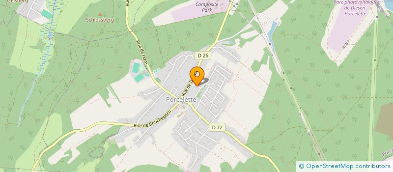 localisation de l'entreprise CARLA  PORCELETTE