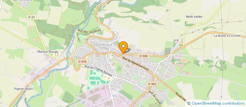 localisation de l'entreprise CARLA à DOMFRONT-EN-POIRAIE