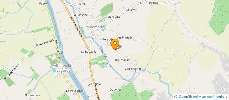 localisation de l'entreprise CARLA  VILLEMADE