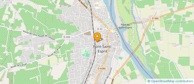 localisation de l'entreprise CARLA AGATHE MARGAUX  PONT-SAINT-ESPRIT