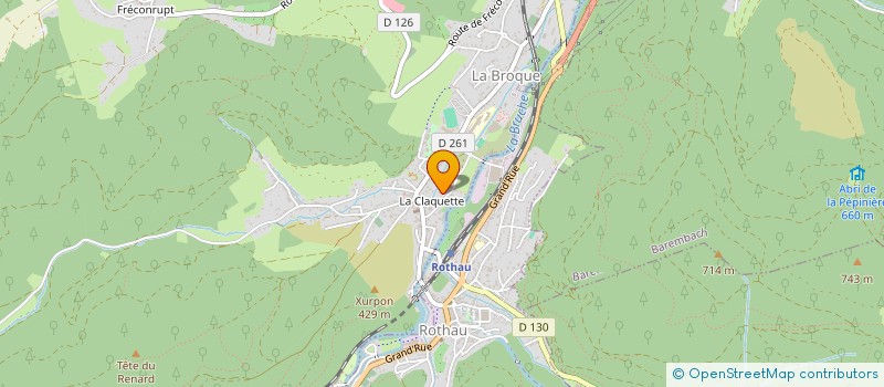 localisation de l'entreprise CARLA EPICES ET PRODUITS ALIMENTAIRES  LA BROQUE