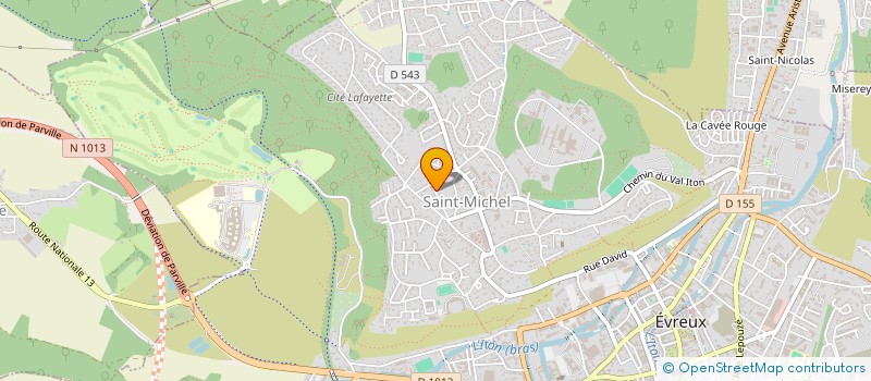 localisation de l'entreprise CARLA HOLDING FINANCIERE  EVREUX