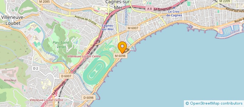 localisation de l'entreprise CARLA INSTITUT à CAGNES-SUR-MER