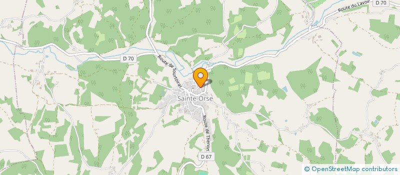 localisation de l'entreprise CARLA INVESTISSEMENTS à SAINTE-ORSE