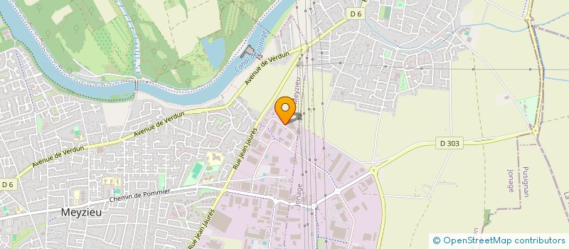 localisation de l'entreprise CARLA LOUNA  MEYZIEU