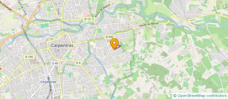 localisation de l'entreprise CARLA PISANO LOCATION MATERIEL  CARPENTRAS