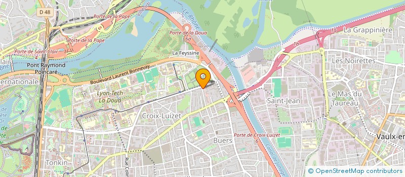 localisation de l'entreprise CARLA S JULIE  VILLEURBANNE