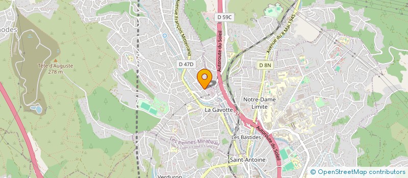 localisation de l'entreprise CARLA-SANDRO à LES PENNES-MIRABEAU