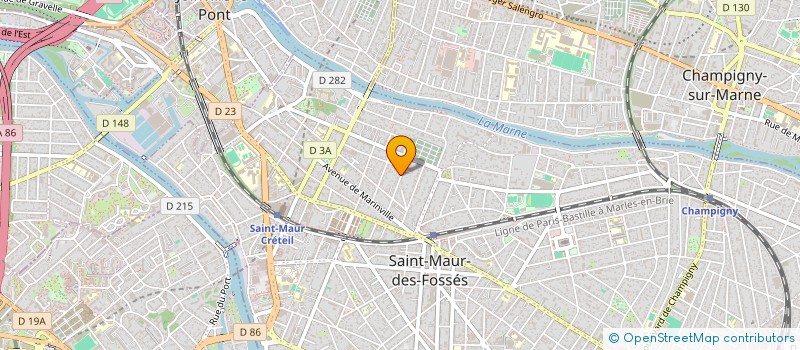 localisation de l'entreprise CARLA STELLA INTERIORS à SAINT-MAUR-DES-FOSSES