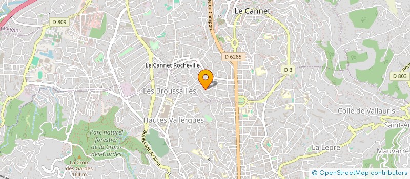localisation de l'entreprise CARLA V à LE CANNET