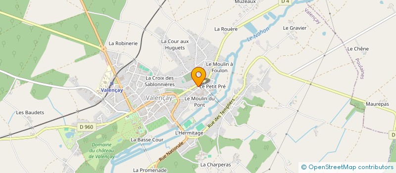 localisation de l'entreprise CARLABRITT à VALENCAY
