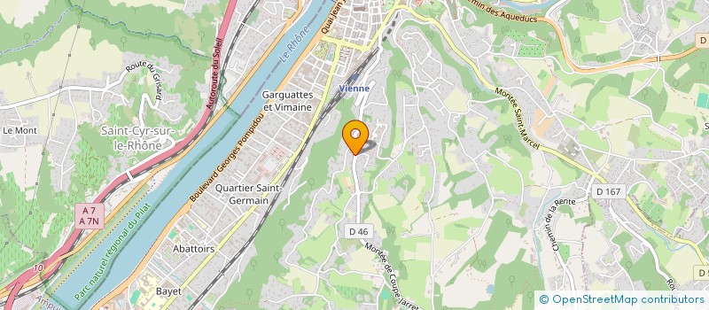 localisation de l'entreprise CARLAIN  VIENNE