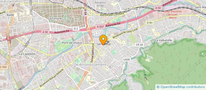 localisation de l'entreprise CARLALEX à MARSEILLE 10EME