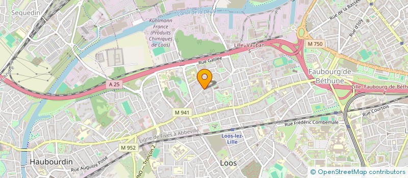 localisation de l'entreprise CARLANGLET  LOOS