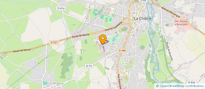 localisation de l'entreprise CARLANNE à LE MAGNY