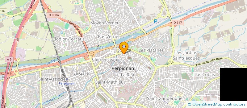 localisation de l'entreprise CARLANT  PERPIGNAN