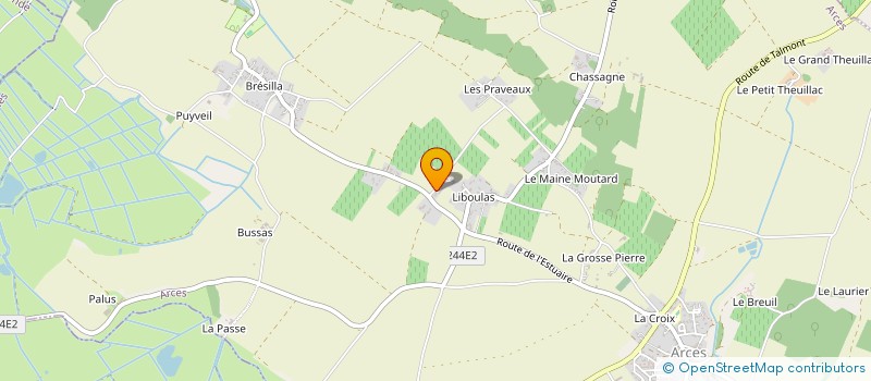 localisation de l'entreprise CARLAP  ARCES