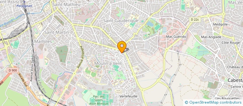 localisation de l'entreprise CARLATES  PERPIGNAN