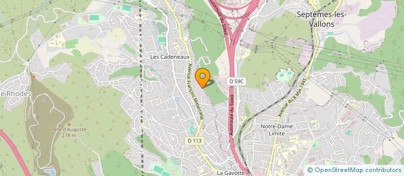 localisation de l'entreprise CARLAU  LES PENNES-MIRABEAU