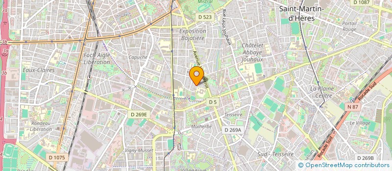 localisation de l'entreprise CARLAVAS à GRENOBLE