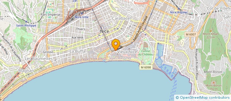 localisation de l'entreprise CARLAZUR  NICE