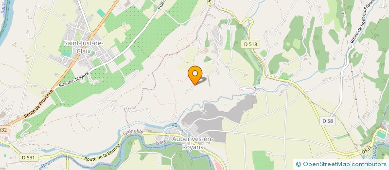 localisation de l'entreprise CARLE à AUBERIVES-EN-ROYANS